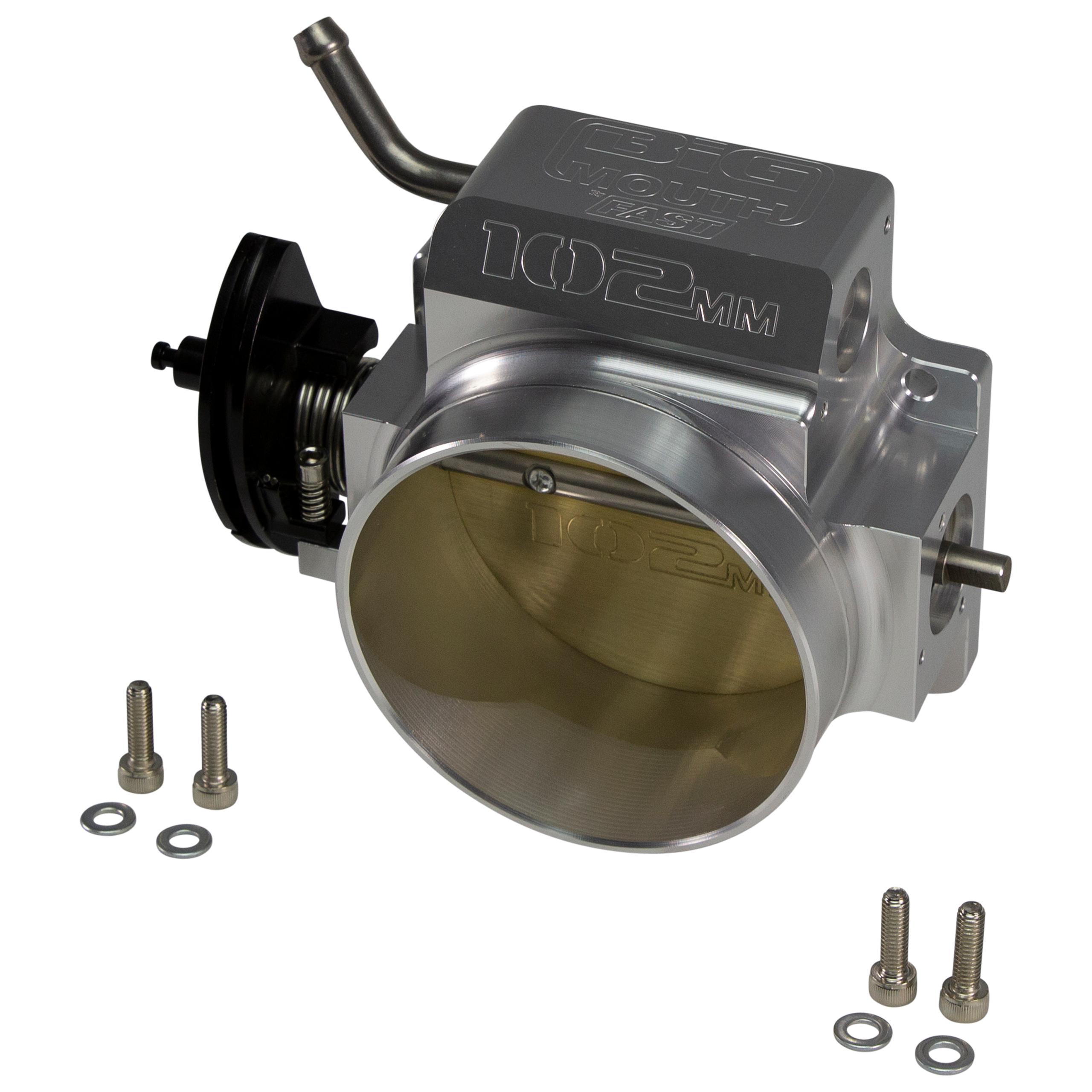 FAST Big Mouth Billet 102mm Big Mouth Throttle Body For Gm Ls W/O Tps Or Iac - 54102