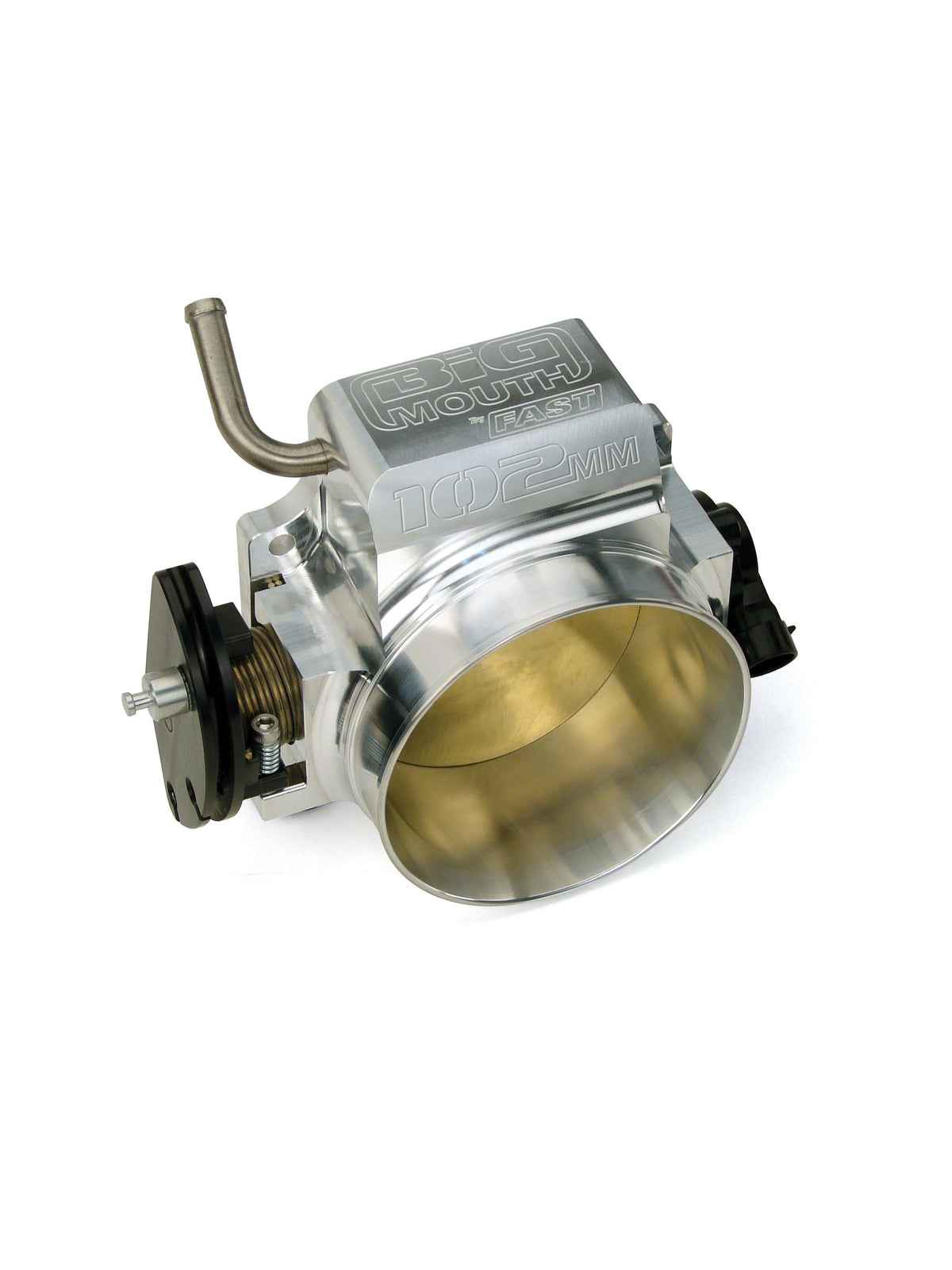 FAST Big Mouth Billet 102mm Big Mouth Throttle Body For Gm Ls W/ Tps And Iac - 54103