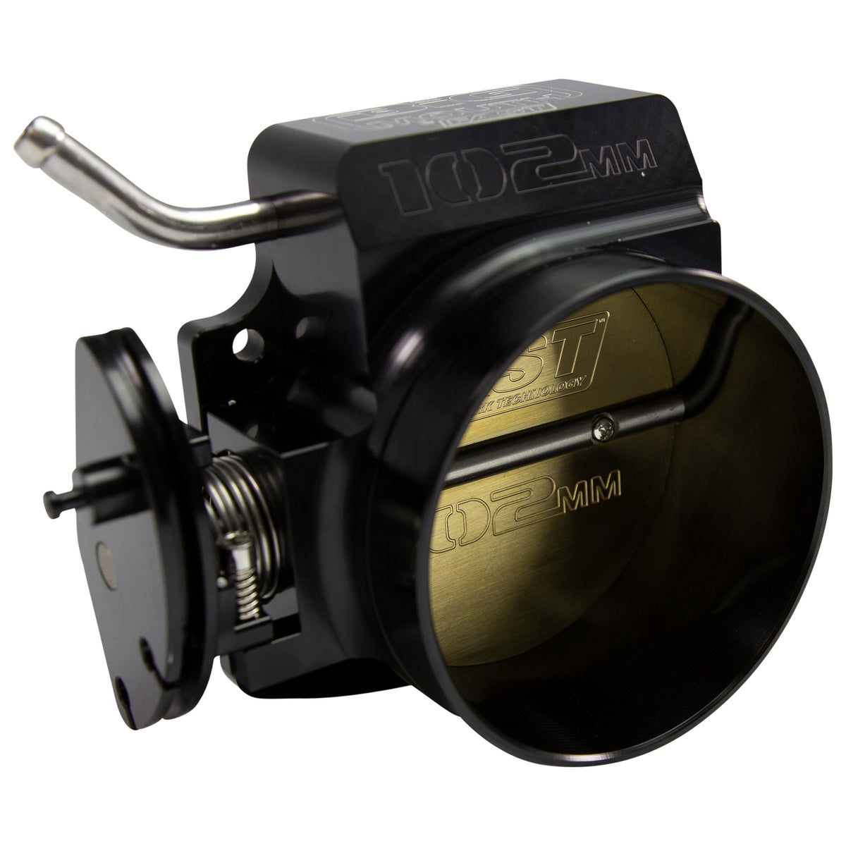 FAST Black Big Mouth Billet 102mm Big Mouth Throttle Body For Gm Ls W/O Sensors - 54106