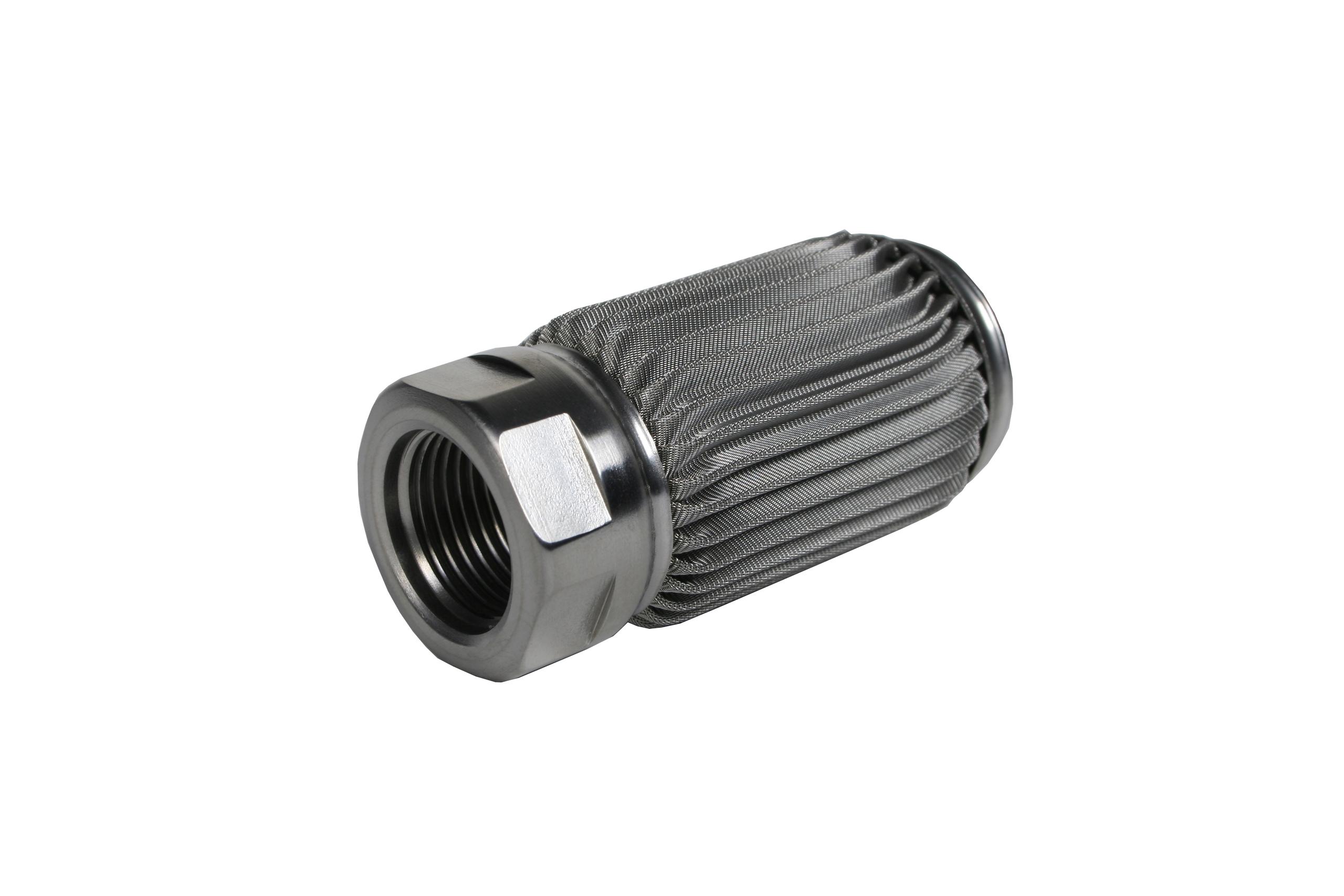 Aeromotive 100-Micron Stainless Mesh Crimp Construction Filter Element - 12606