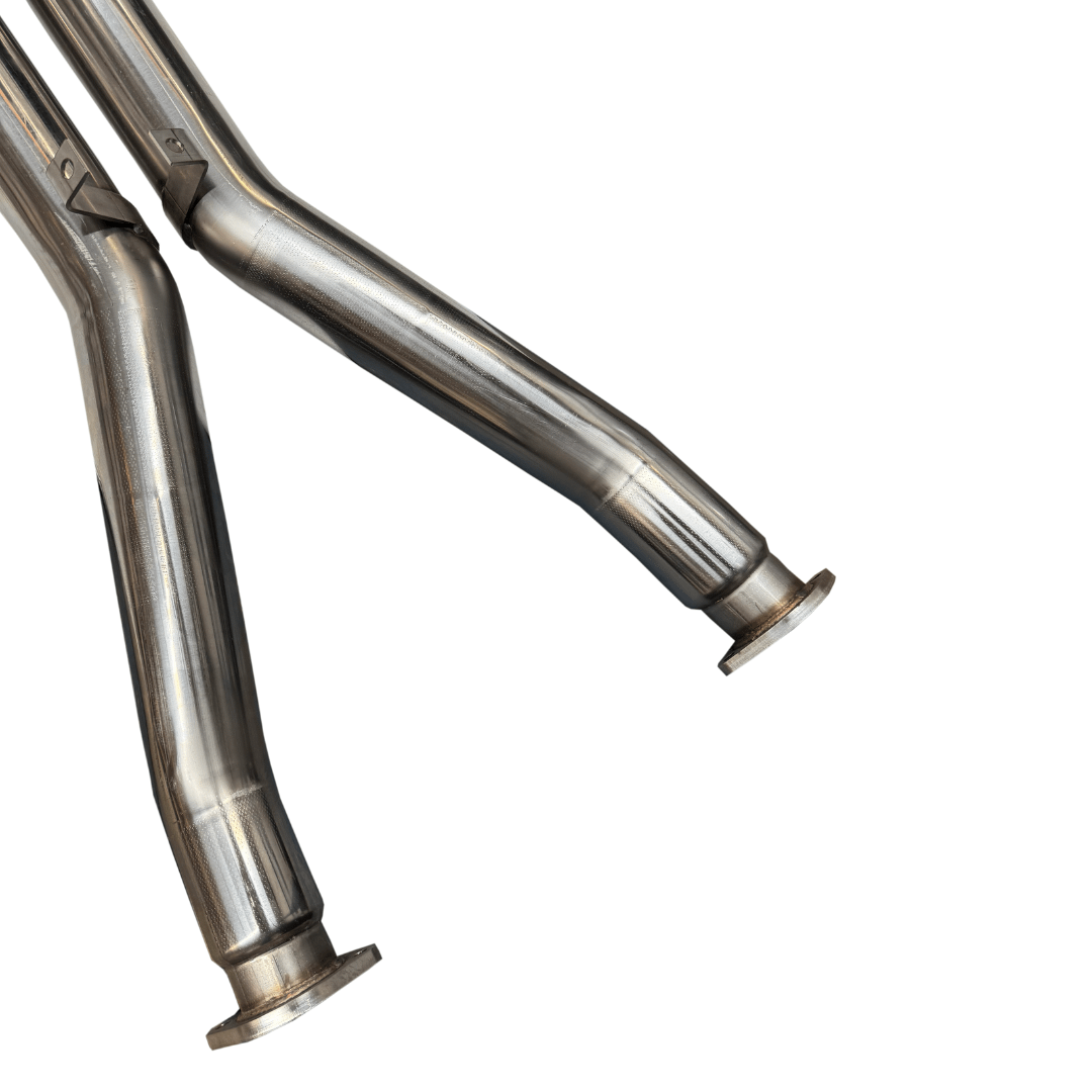 Kooks 3" x 2-1/2" SS Catted X-Pipe. 1997-2004 Corvette. Requires Headers. - 21503201