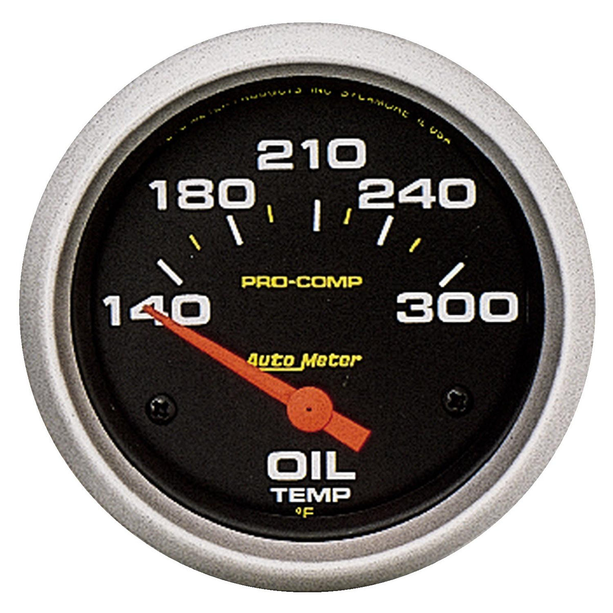 Auto Meter 2-5/8" OIL TEMPERATURE, 140-300 °F, PRO-COMP - 5447