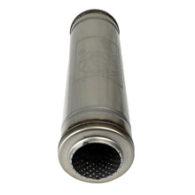 AFE MACH Force-Xp 304 Stainless Steel Muffler (3 IN ID Center/Center x 5 IN Dia. x 18 IN L - Round Body) - 49M30050