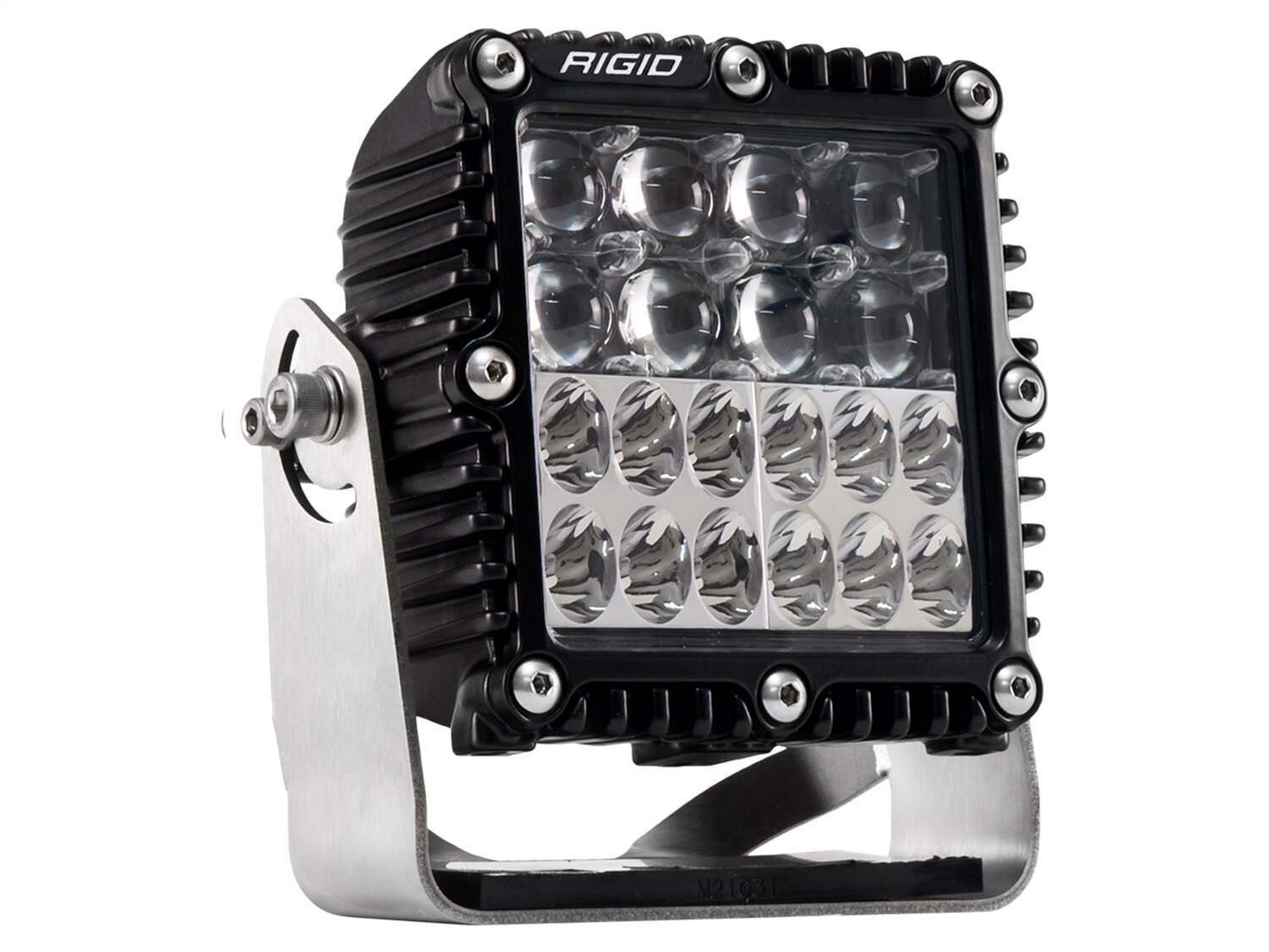 RIGID Industries Rigid Q-Series Pro Led Light, Hyperspot/Driving Combo, Black Housing, Single - 544813