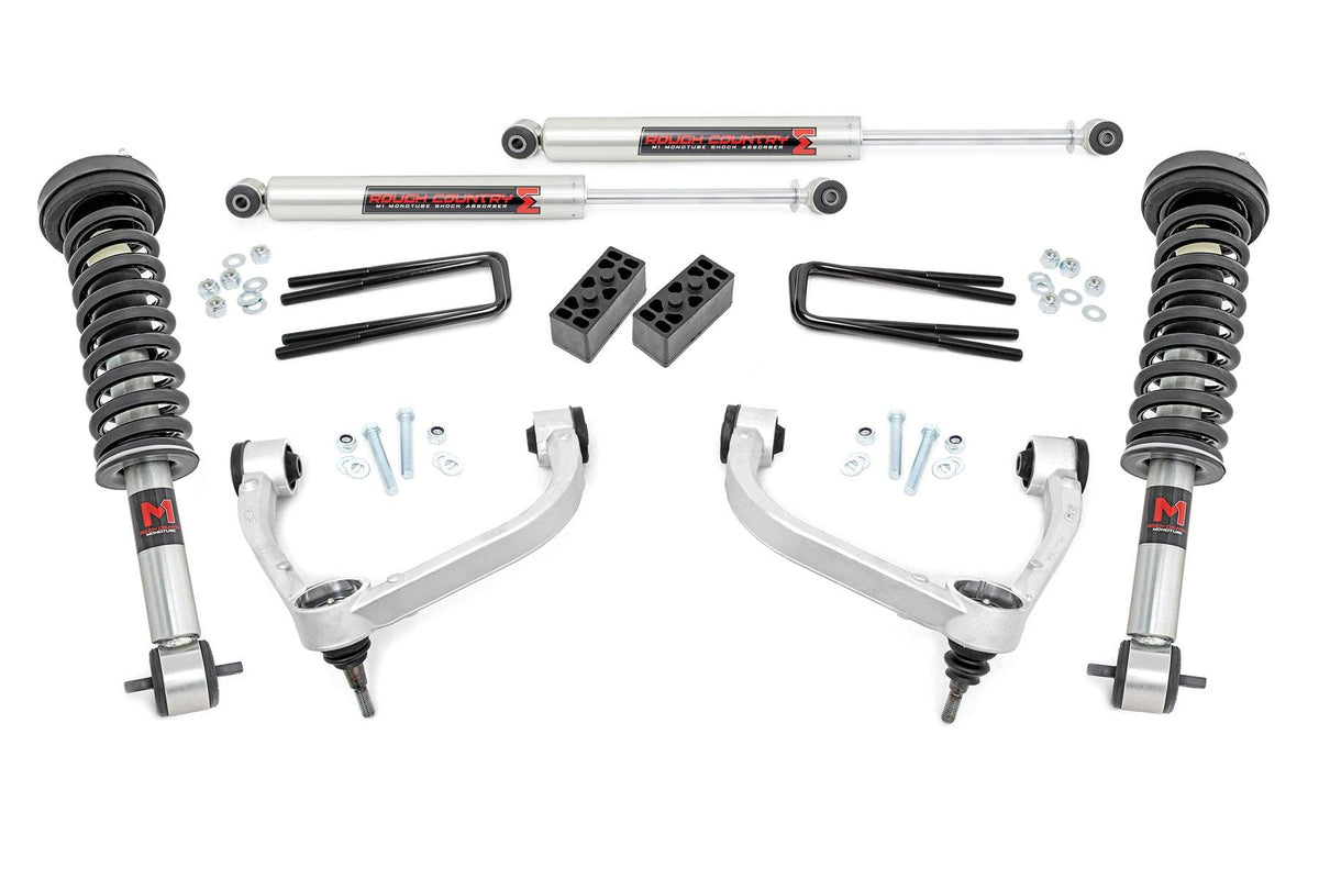 Rough Country 3 Inch Lift Kit M1 Struts Ford F-150 4WD (2014-2020) - 54540