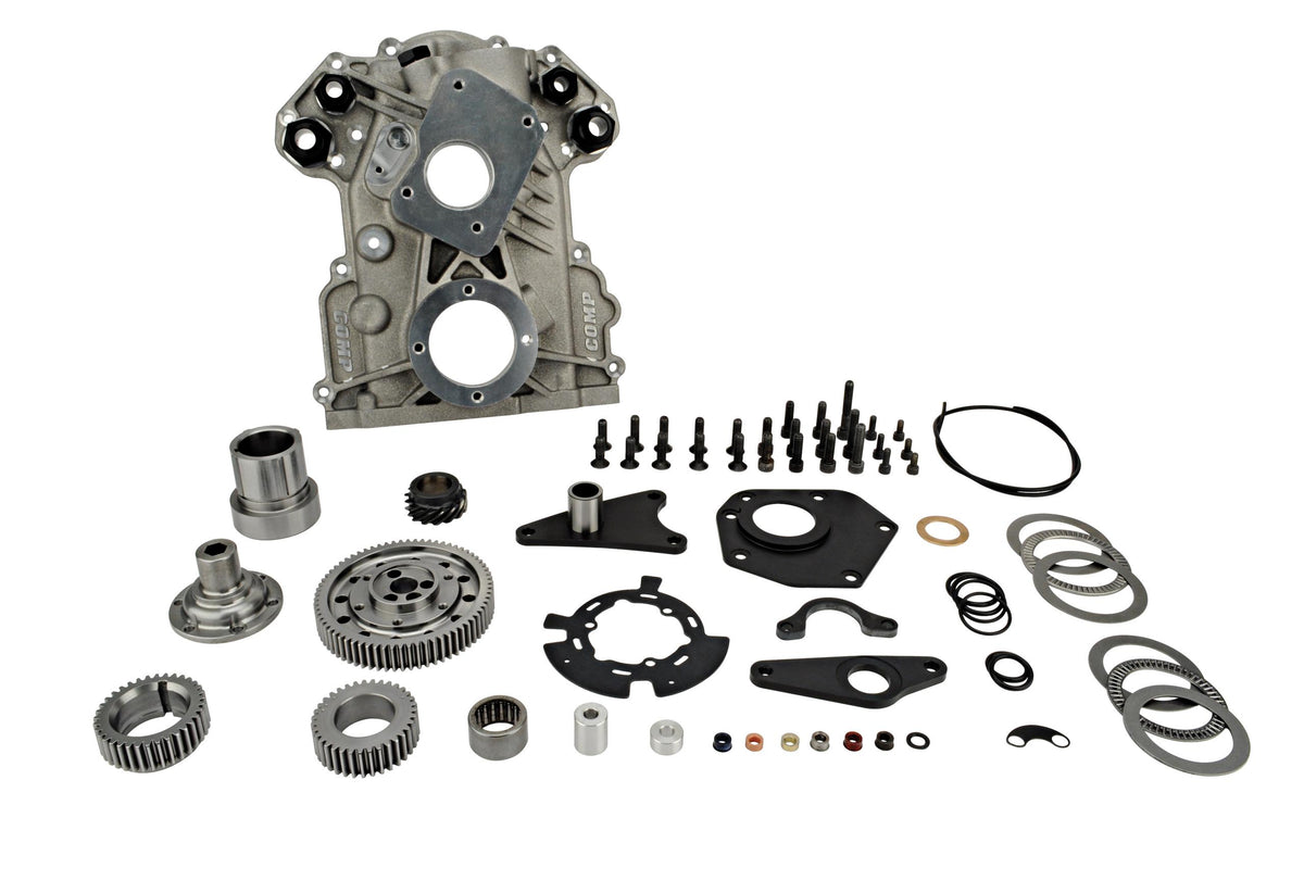 Comp Cams Ls Sprint Car Front Cover With Gear Drive For Rhslock - 5490