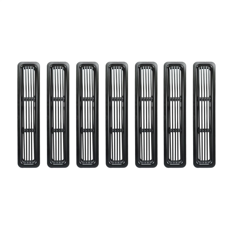 Rugged Ridge Grille Insert Billet Style Black; 97-06 Jeep Wrangler Tj - 11401.03