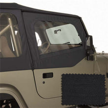 Rugged Ridge Door Kit Upper Black Diamond; 88-95 Jeep Wrangler Yj - 13713.35