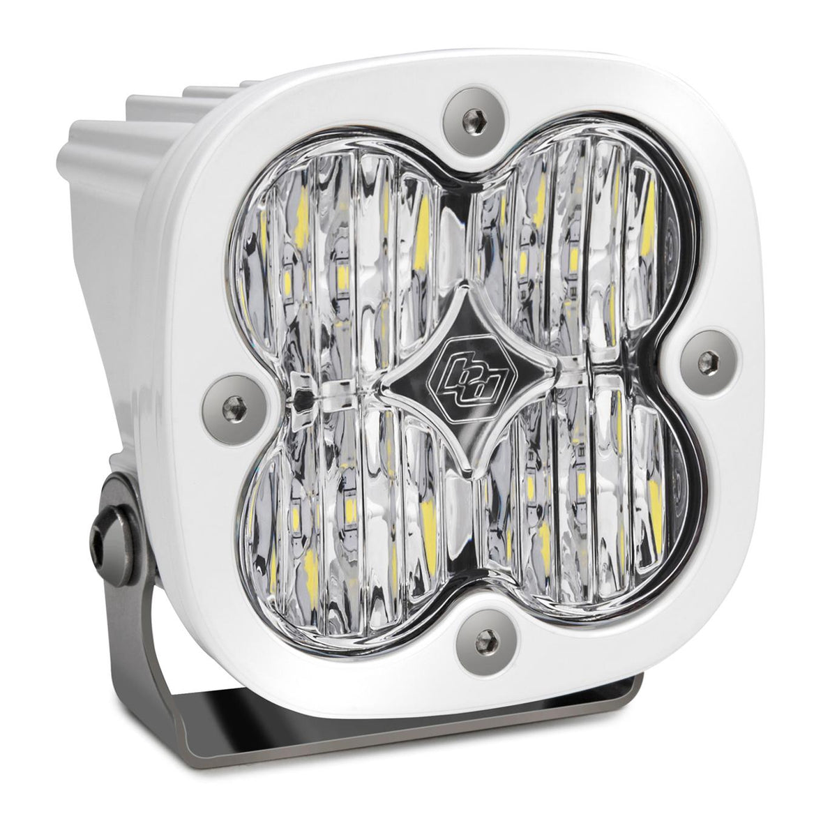 Baja Designs Squadron Sport Light Pods: (Each / Clear / Wide Cornering Beam / White Body) (Universal) - 550005WT