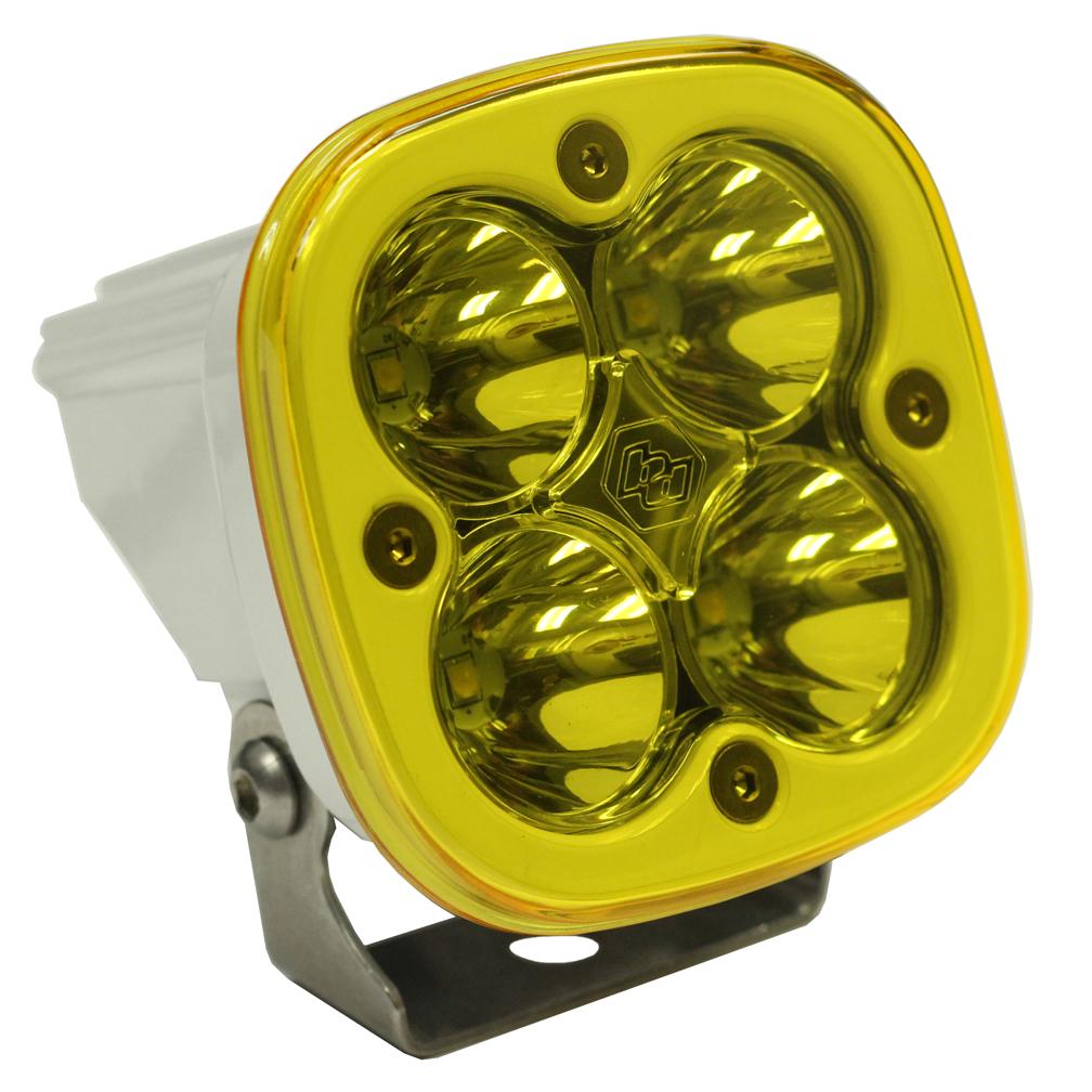 Baja Designs Squadron Sport Light Pods: (Each / Amber / Work-Scene Beam / White Body) (Universal) - 550016WT