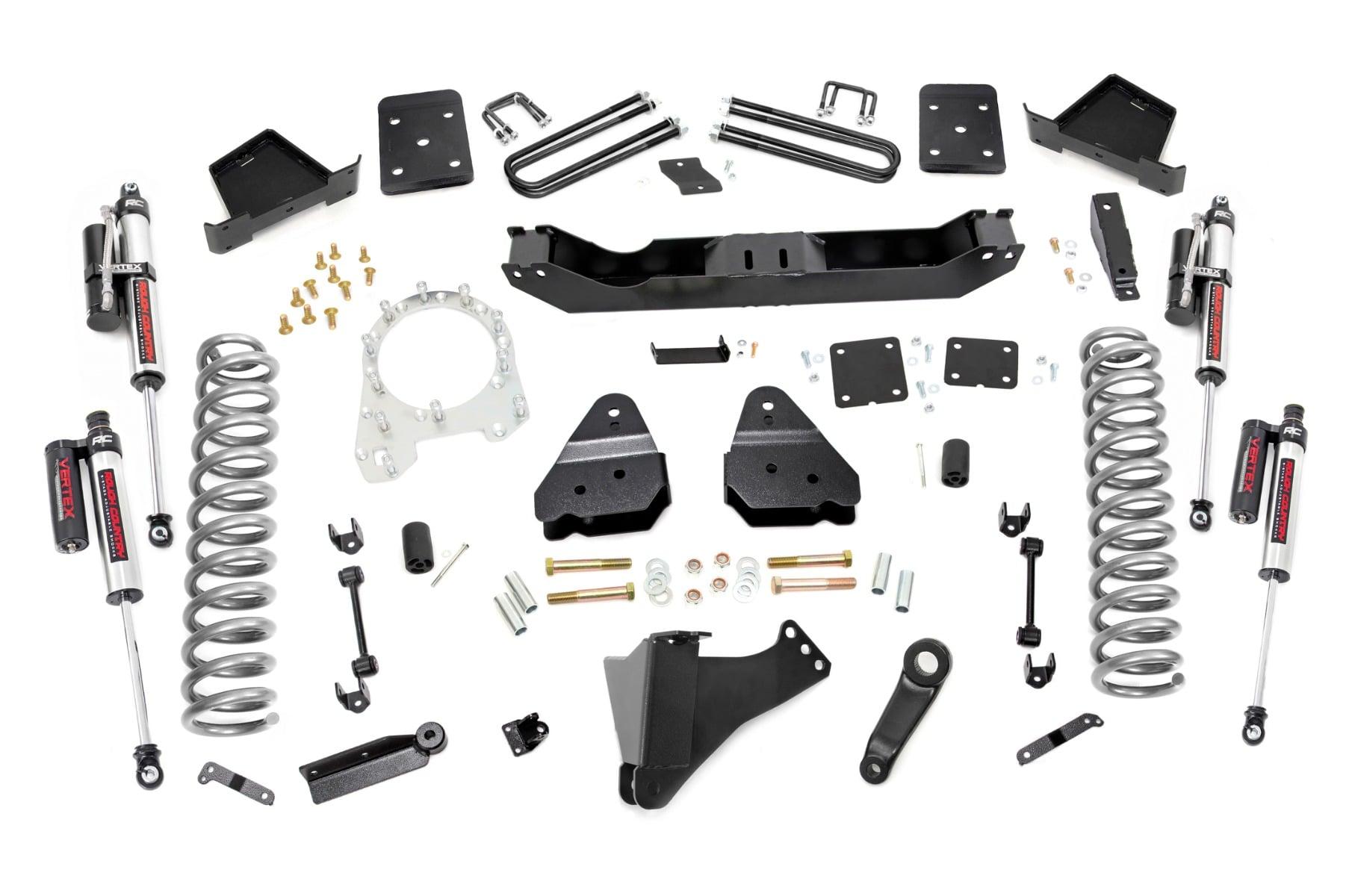Rough Country 4.5in Ford Suspension Lift Kit, Vertex (17-19 F-250 4WD, Diesel) (2017-2020 F-250 Super Duty) - 55050