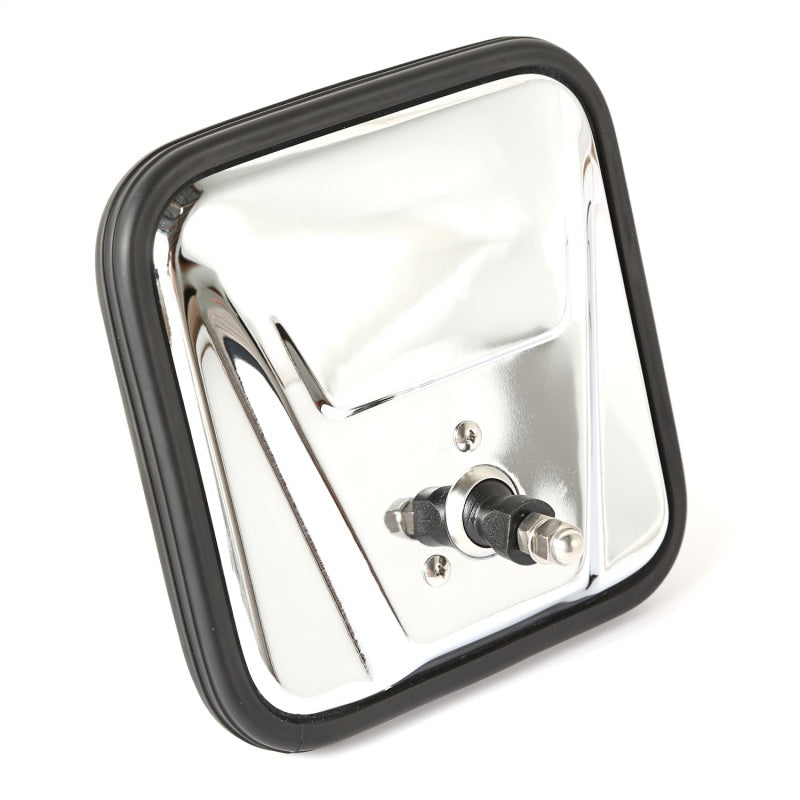 Rugged Ridge This Chrome Square Mirror Head From Rugged Ridge Fits 55-86 Jeep Cj. - 11011.01