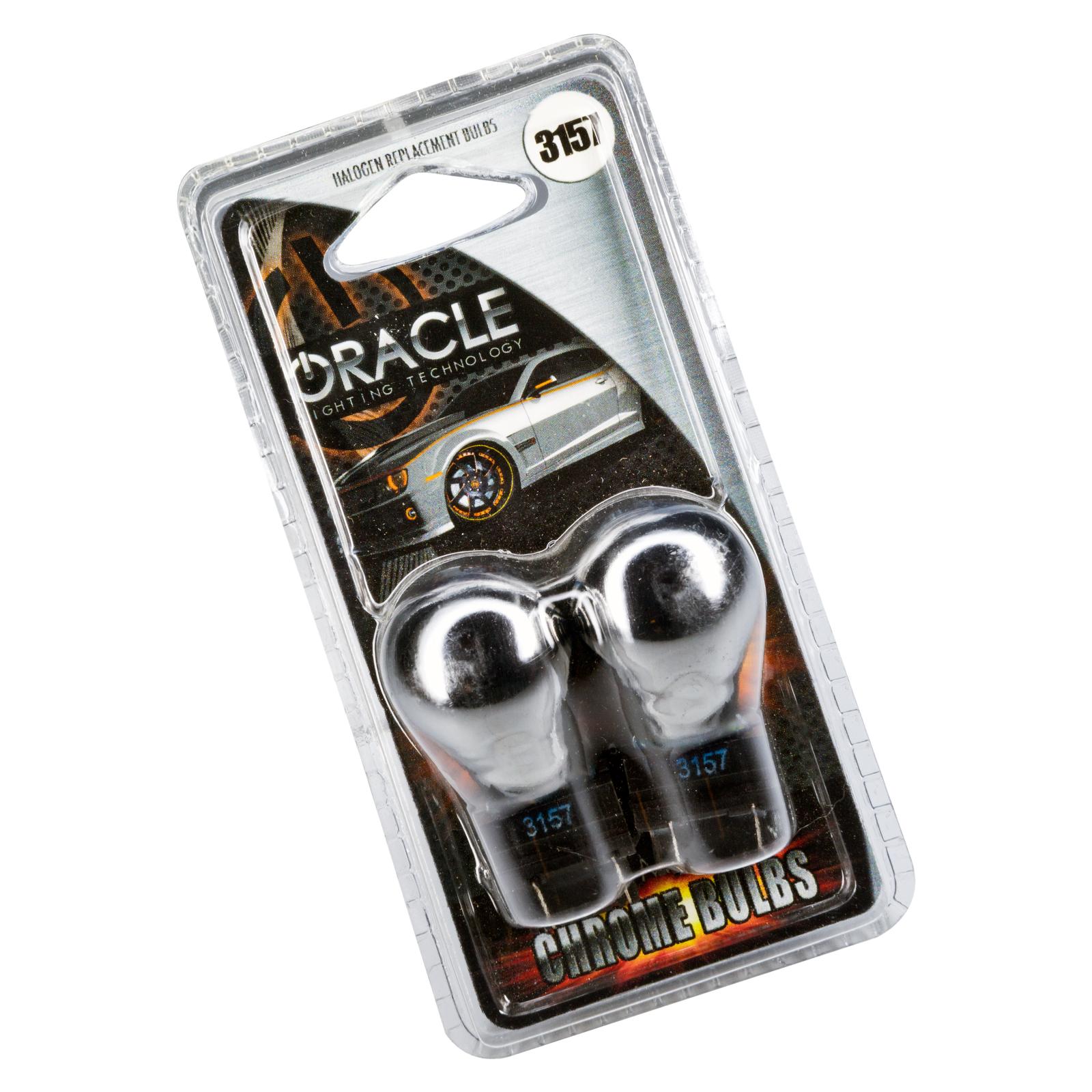 Oracle Lighting 3157 Chrome Bulbs, White, Pair - 5511-001