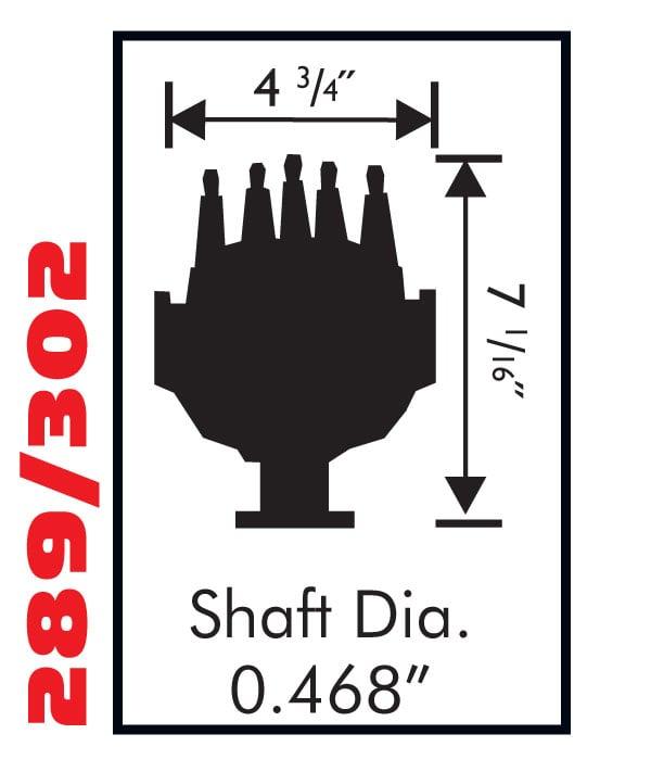 Msd 8579 Distributor, Ford 302, Pro-Billet, Small Cap
