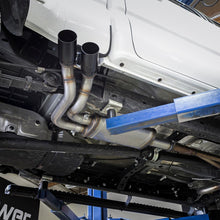 AFE Rebel Series 3 IN Cat-Back Exhaust System w/ Dual Mid-Side Exit Black Tips (2016-2021 Tacoma) - 49-46032-B
