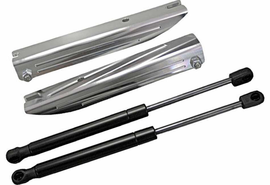 Steeda Billet Hood Strut Kit (2005-2014 Mustang) - 555-0651