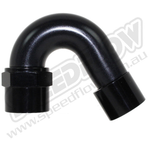 SpeedFlow -10 150 DEG LIGHT WEIGHT HOSE END - SF-555-10-BLK (representative image)