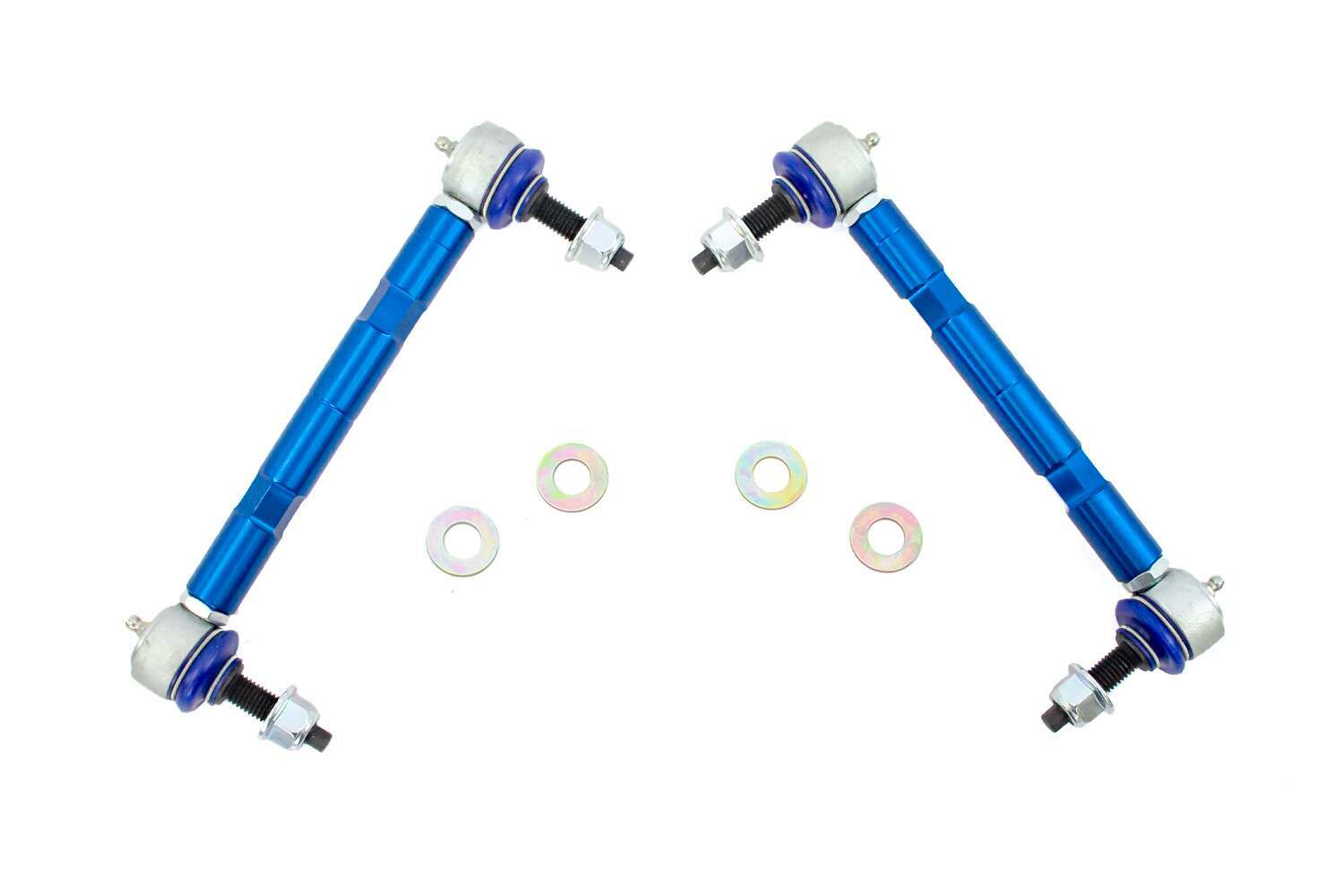 Steeda Adjustable Front Swaybar Endlinks (2015-2026 Mustang) - 555-1040