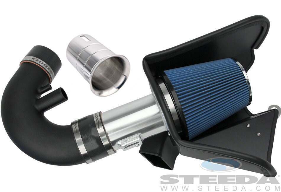 Steeda ProFlow No Tune Required Cold Air Intake Kit - Manual Trans (2011-2014 Mustang GT) - 555-3190