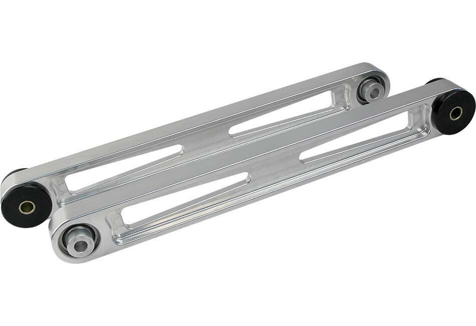 Steeda Billet Rear Lower Trailing Arms - Race Only - Full Spherical Bearings both ends (2005-2014 Mustang) - 555-4407