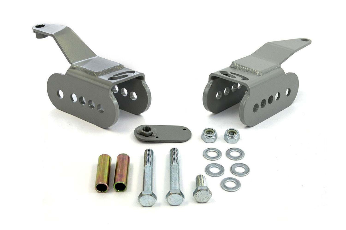 Steeda Lower Control Arm Relocation Brackets (2005-2014 Mustang) - 555-8119