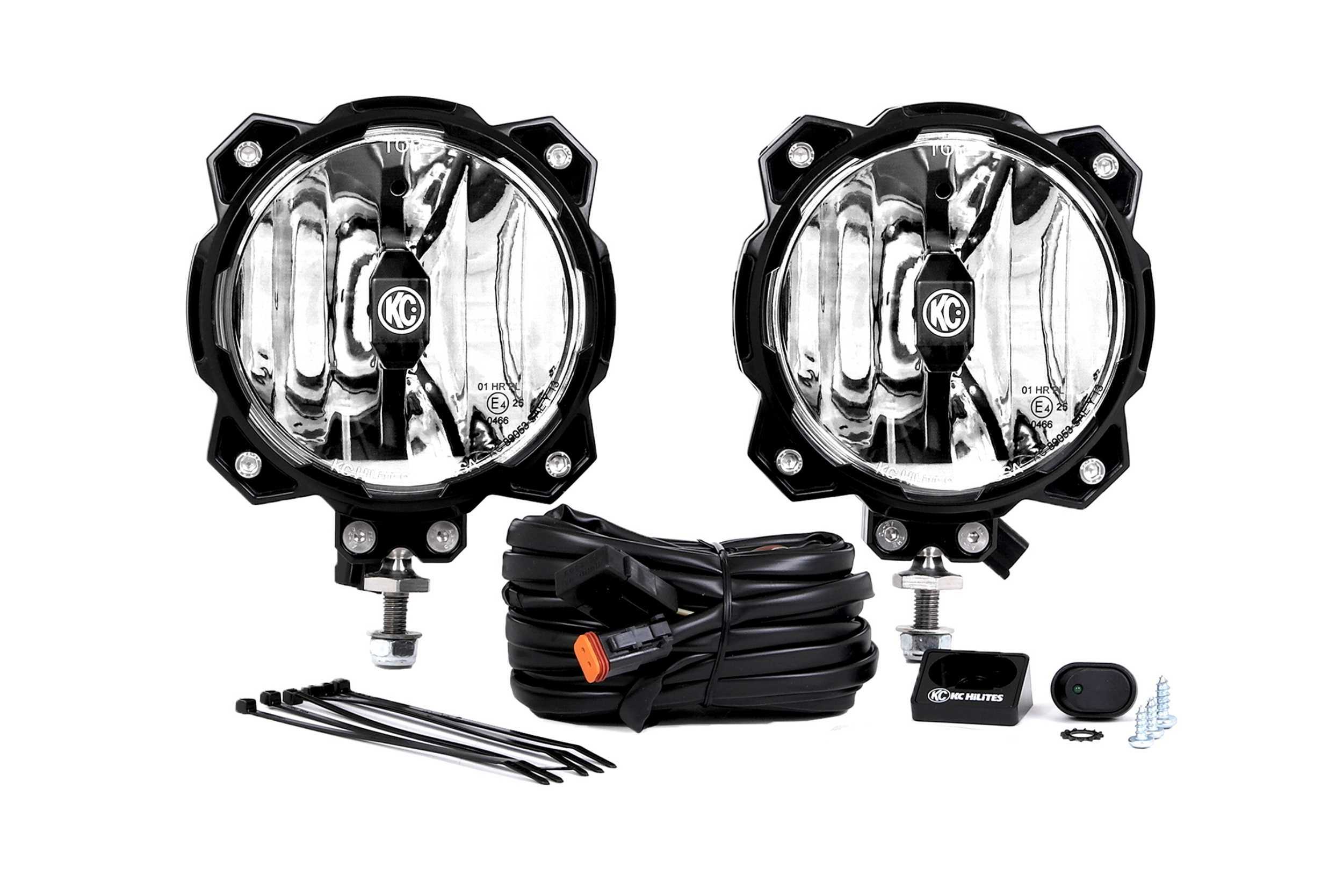 KC HiLites KC Hilites Pro6 Gravity LED Light: (Spot / Pair) - KC91301
