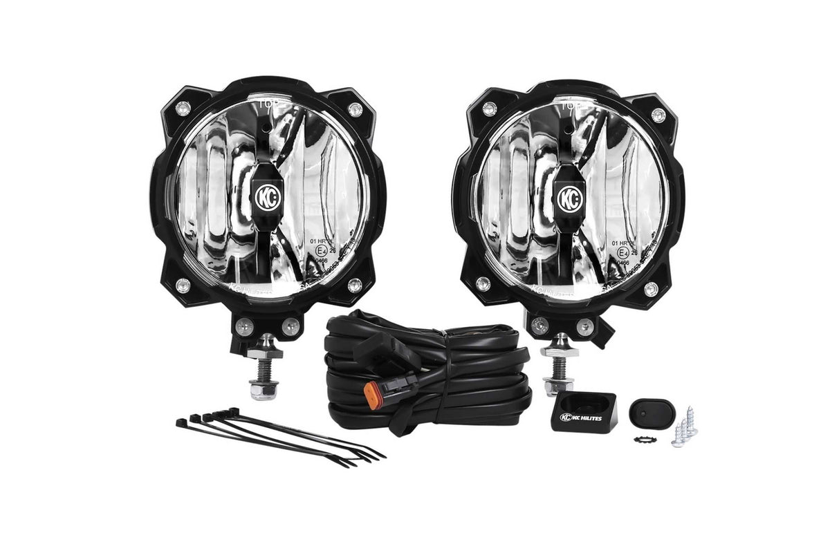 KC HiLites KC Hilites Pro6 Gravity LED Light: (Spot / Pair) - KC91301