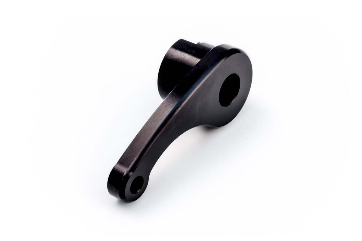 Steeda Billet Hood Latch Release Lever - Black (2015-2023 Mustangs) - 555-1248-B