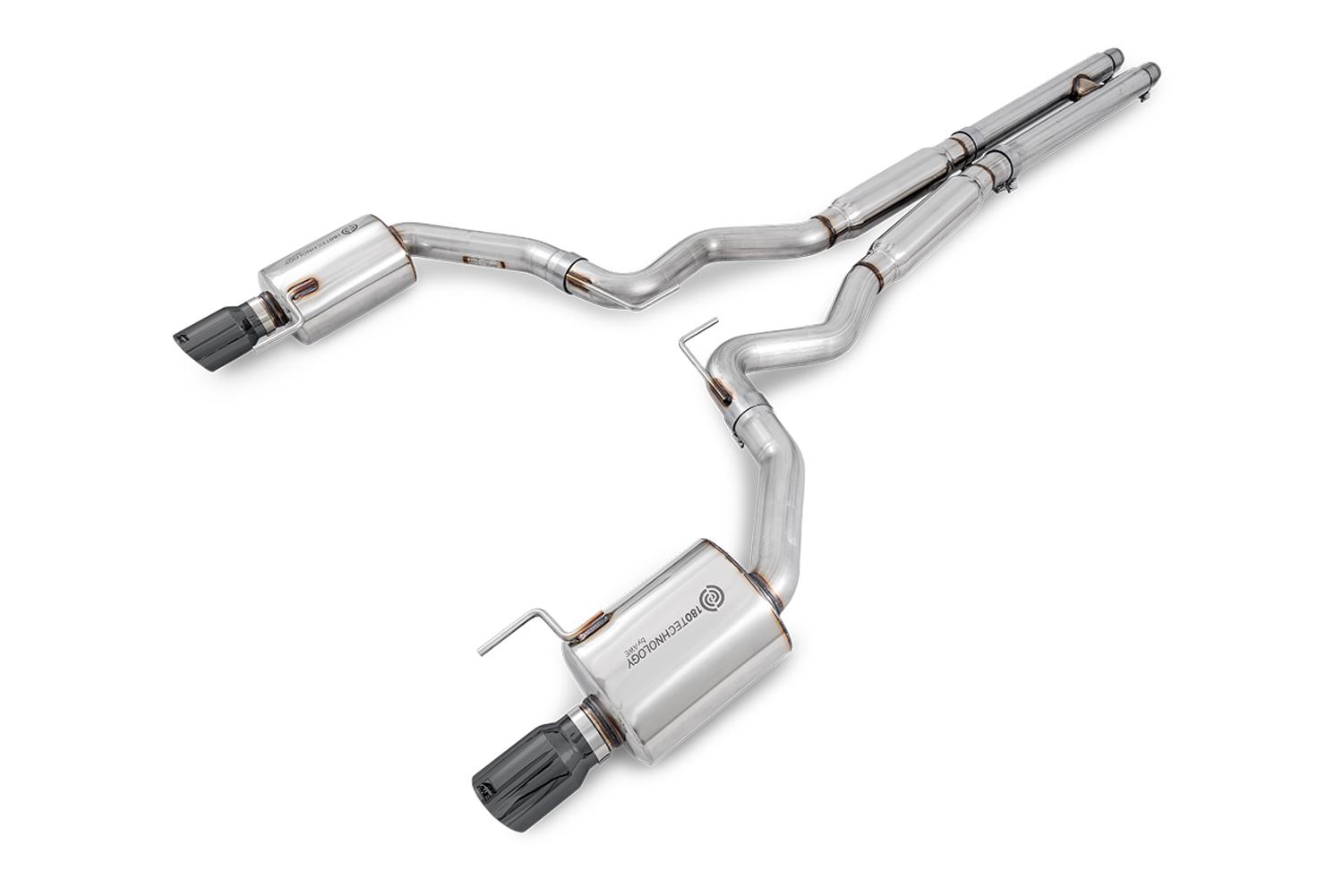 AWE 3015-33084 2015-2017 / 2026 Mustang GT Non-Active Catback Exhaust Touring (Black Diamond Tips)