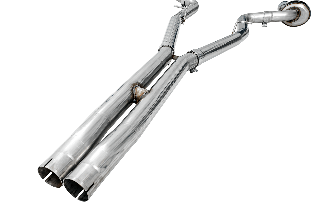 AWE 3020-43082 AWE Touring Edition Exhaust - Non-Resonated, Black Quad Tips (2015-2020 Dodge Challenger 6.4L / 6.2L SC)