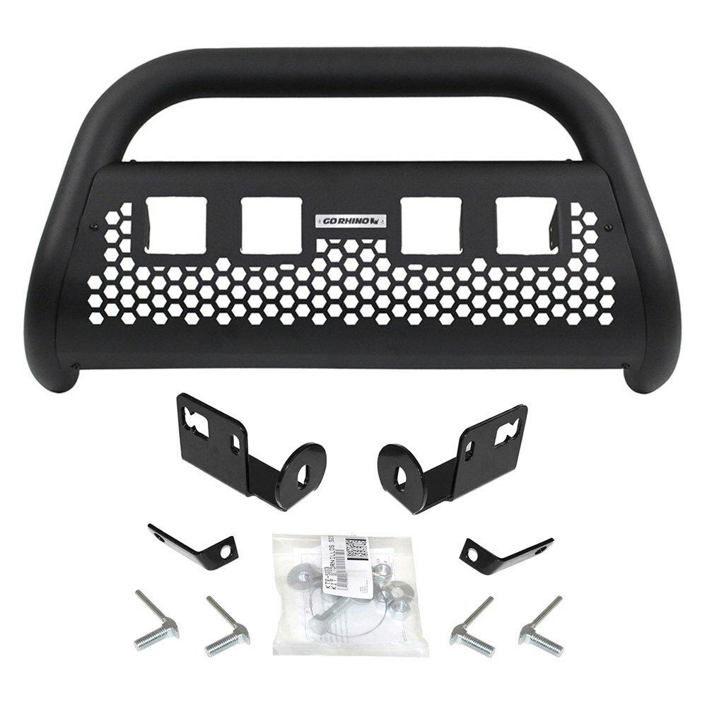 Go Rhino RC2 LR - 4 lights - Complete kit: Front guard + Brackets (2500HD, 3500HD) - 55654T