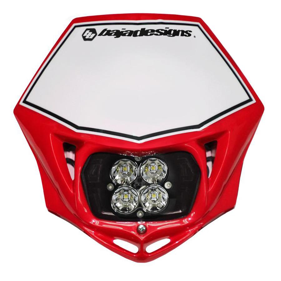 Baja Designs Motorcycle Race Light LED DC Red Squadron Sport Baja Designs - 5570014R