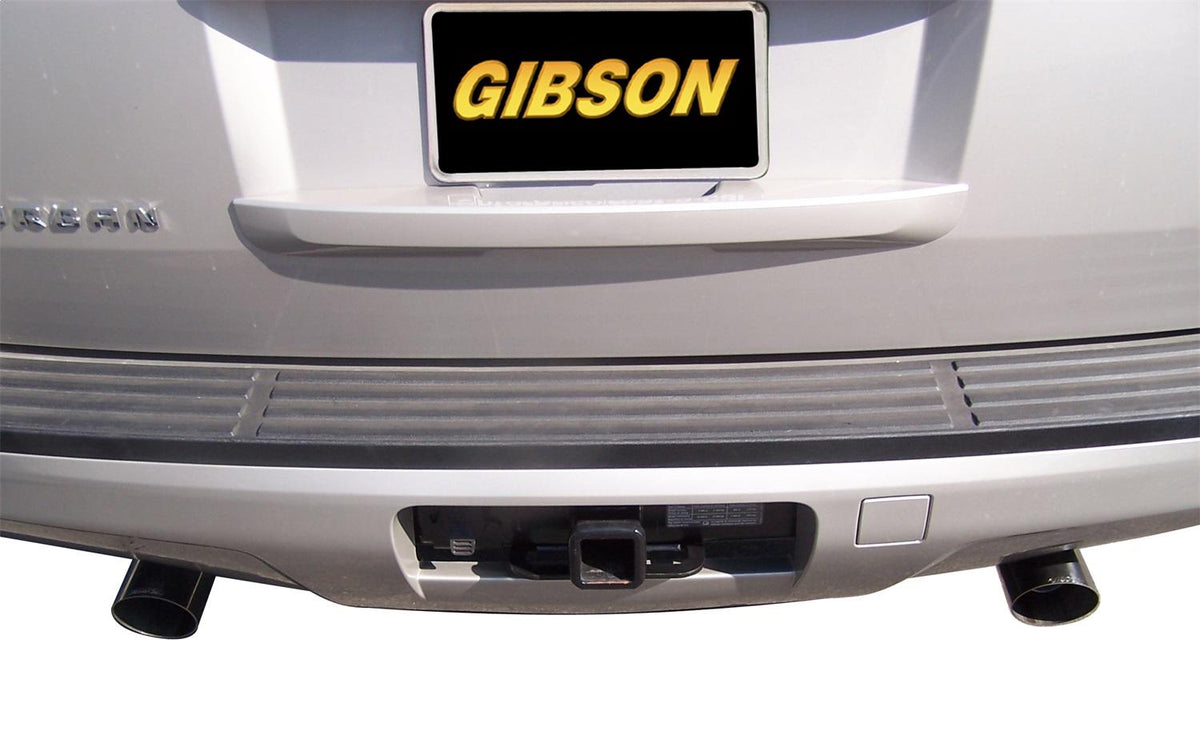 Gibson Exhaust Cat-Back Dual Split Exhaust System; Aluminized (2007-2014 Avalanche, Suburban 1500, Yukon XL 1500 SLT, Yukon XL 1500 SLE) - 5573