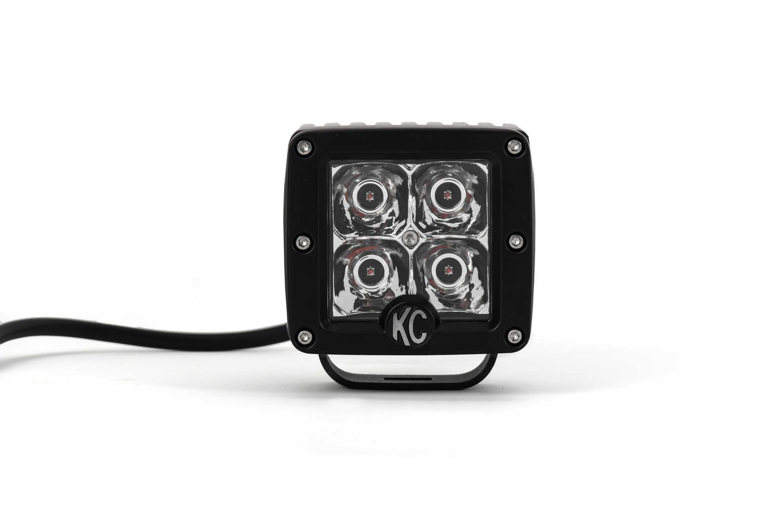 KC HiLites KC Hilites C-Series LED Light: (C2 / 2in / 20w Flood / Each) - KC1328