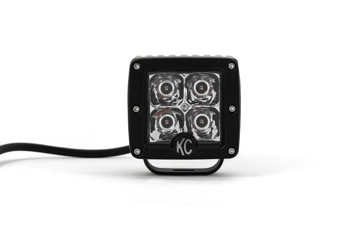 KC HiLites KC Hilites C-Series LED Lights: (C2 / 2in / 20w Flood / Pair) - KC328