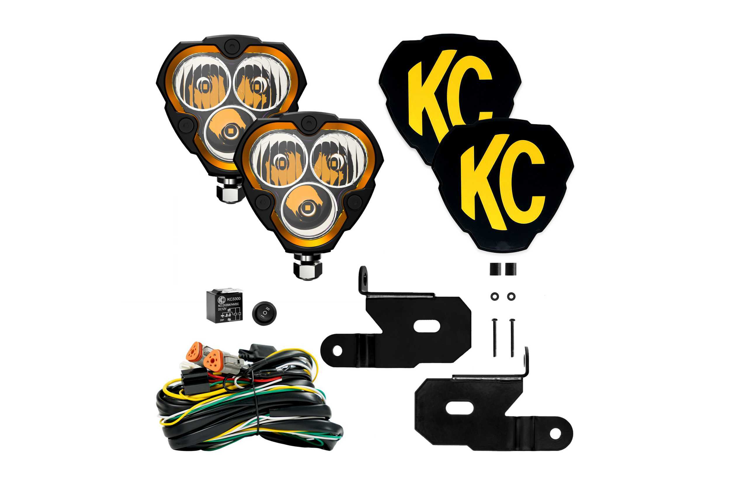 KC HiLites KC Hilites Flex Era Bezel: (Black) - KC30559