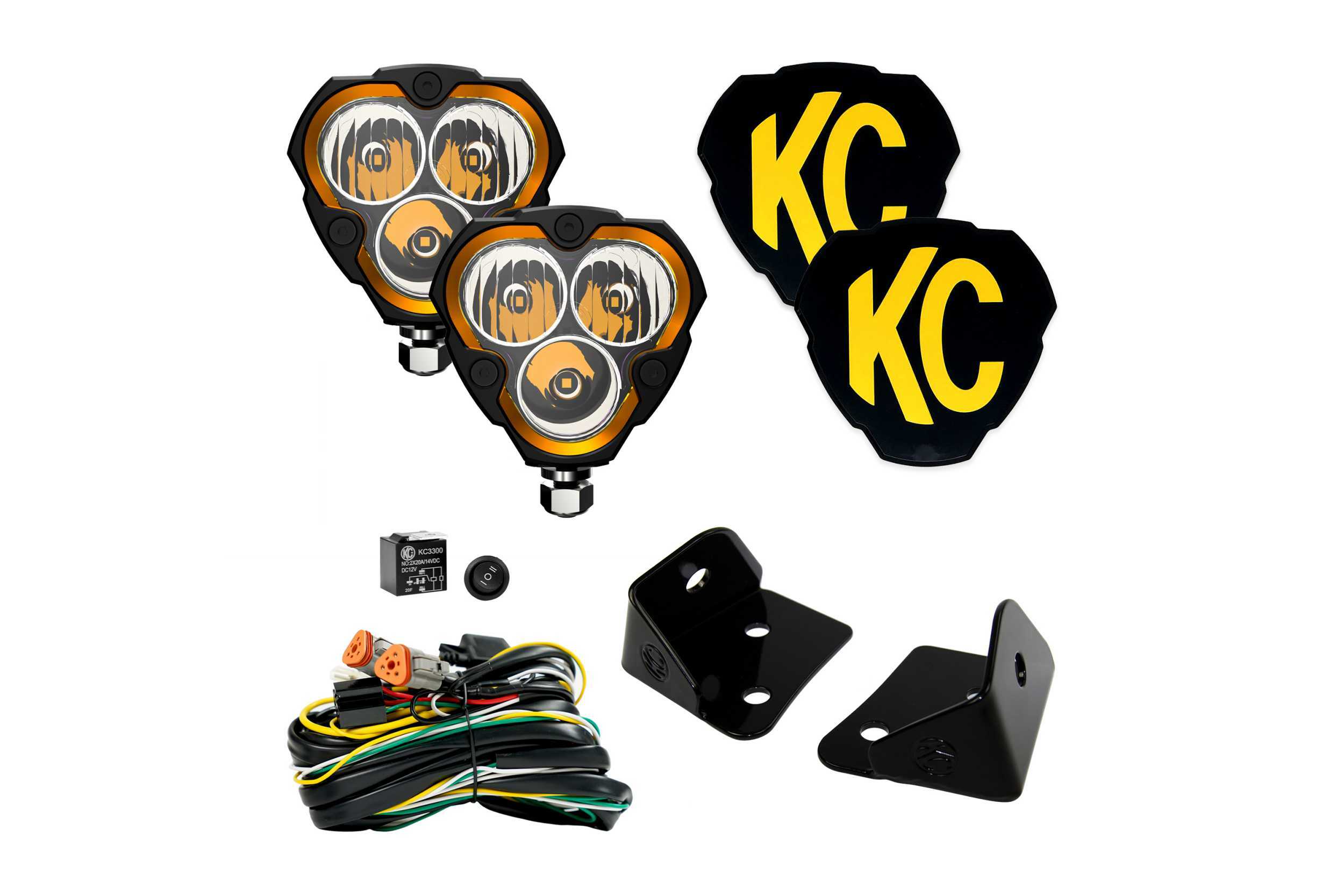 KC HiLites KC Hilites Flex Era Bezel: (Black) - KC30559