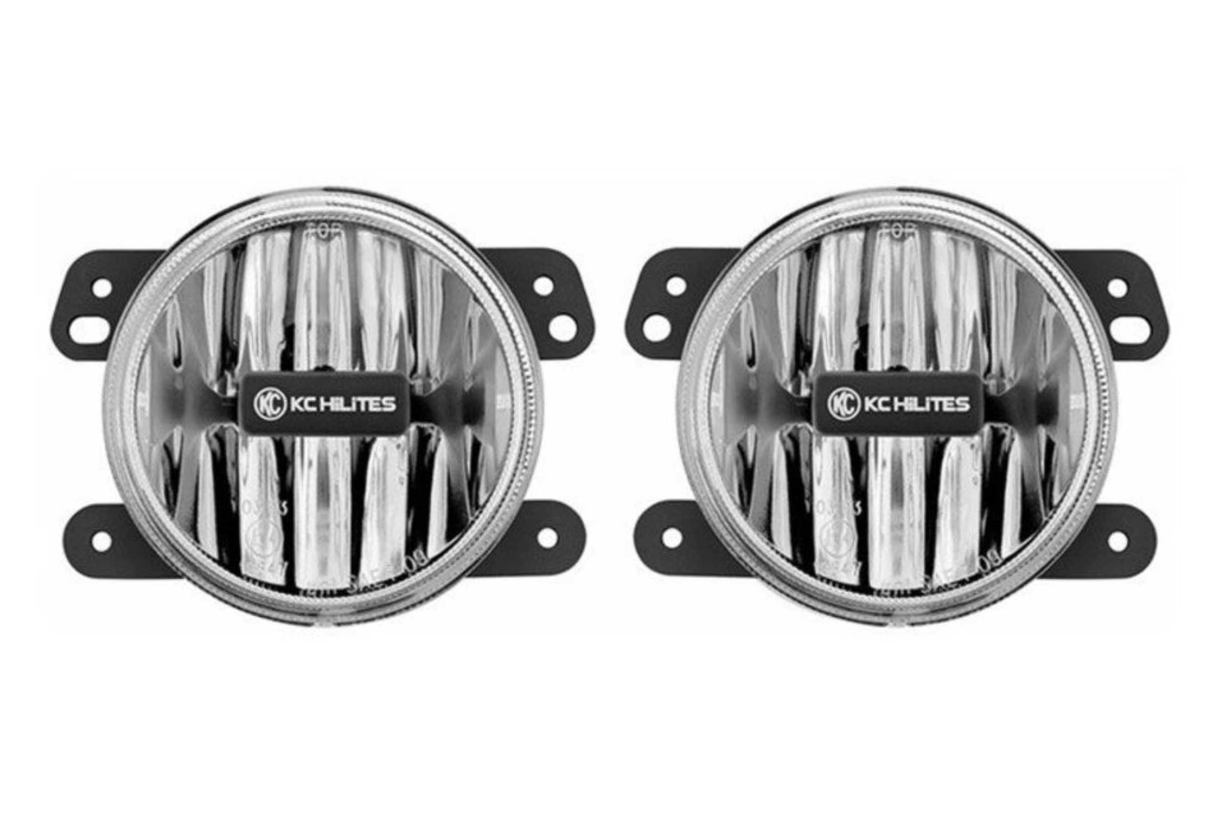 KC HiLites KC Hilites Gravity G4 LED Light: (4in / White 10w Fog / Each) - KC1493