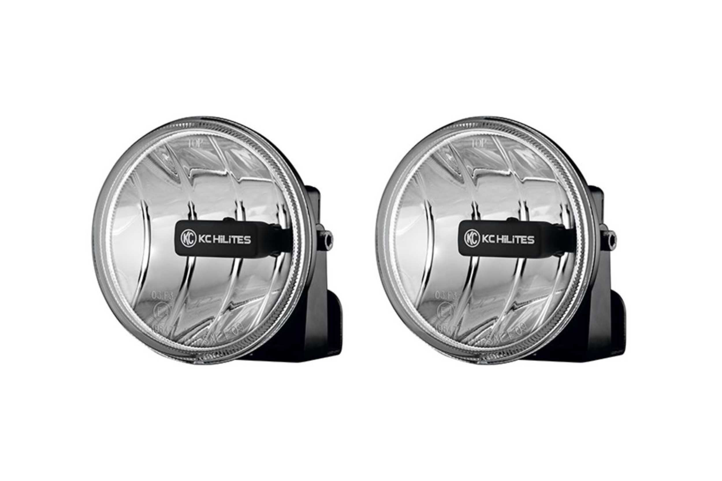 KC HiLites KC Hilites Gravity G4 LED Light: (4in / White 10w Fog / Each) - KC1493