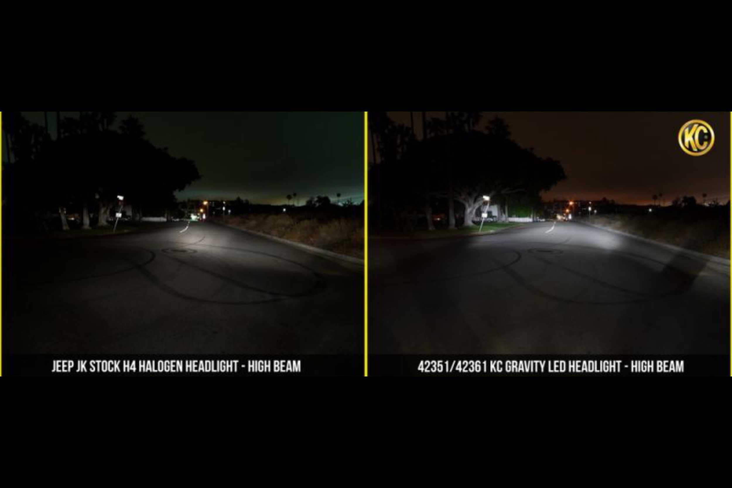 KC HiLites KC Hilites Gravity LED Headlight: (7in / 40w Driving / Each) - KC4236