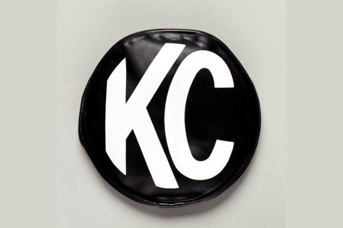 KC HiLites KC Hilites Light Cover: (6in / Soft / Black/Yellow / Pair) - KC5102