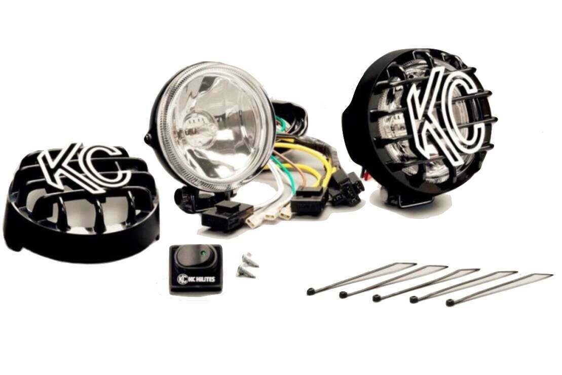 KC HiLites KC Hilites Rally 400 Halogen: (4in / 55w Spread / Pair) - KC490