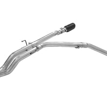 AFE Large Bore-HD 3 IN 409 Stainless Steel DPF-Back Exhaust System w/Black Tip (2014-2019 1500, 1500 Classic) - 49-42044-B