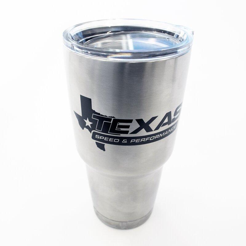 Texas Speed & Performance 30 oz. Tumbler w/ Black Silk-Screened Logo - Tumbler - TSP-25-80040