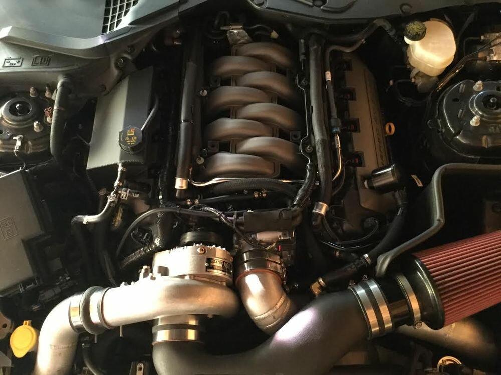 UPR Products 5030-137-1-CSS Single Valve Oil Separator / Catch Can 2015+ Mustang GT w/Paxton / Vortech Supercharger (Black)