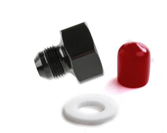 NOS  Black T7075 aluminum 8AN-660 Bottle Nut Adapter. - 16233NOS