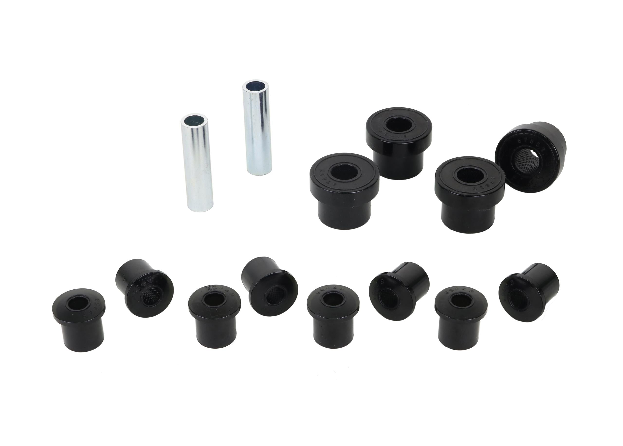 Whiteline Performance Spring - eye front/rear and shackle bushing (1976-1986 CJ5, CJ7, Scrambler) - W73814