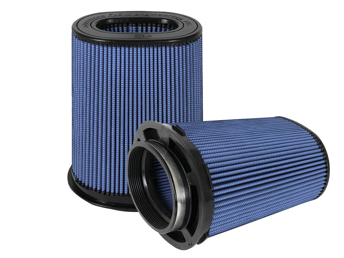 AFE Momentum Intake Replacement Air Filter w/ Pro 5R Media (Pair) (6 x 4) IN F x (8-1/4 x 6-1/4) IN B x (7-1/4 x 5) IN T (Inverted) x 10 IN H - 24-91136-MA