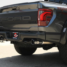 AFE Vulcan Series 3 IN to 3-1/2 IN Stainless Steel Cat-Back Exhaust System Black (2021-2025 F-150 Raptor) - 49-33151-B