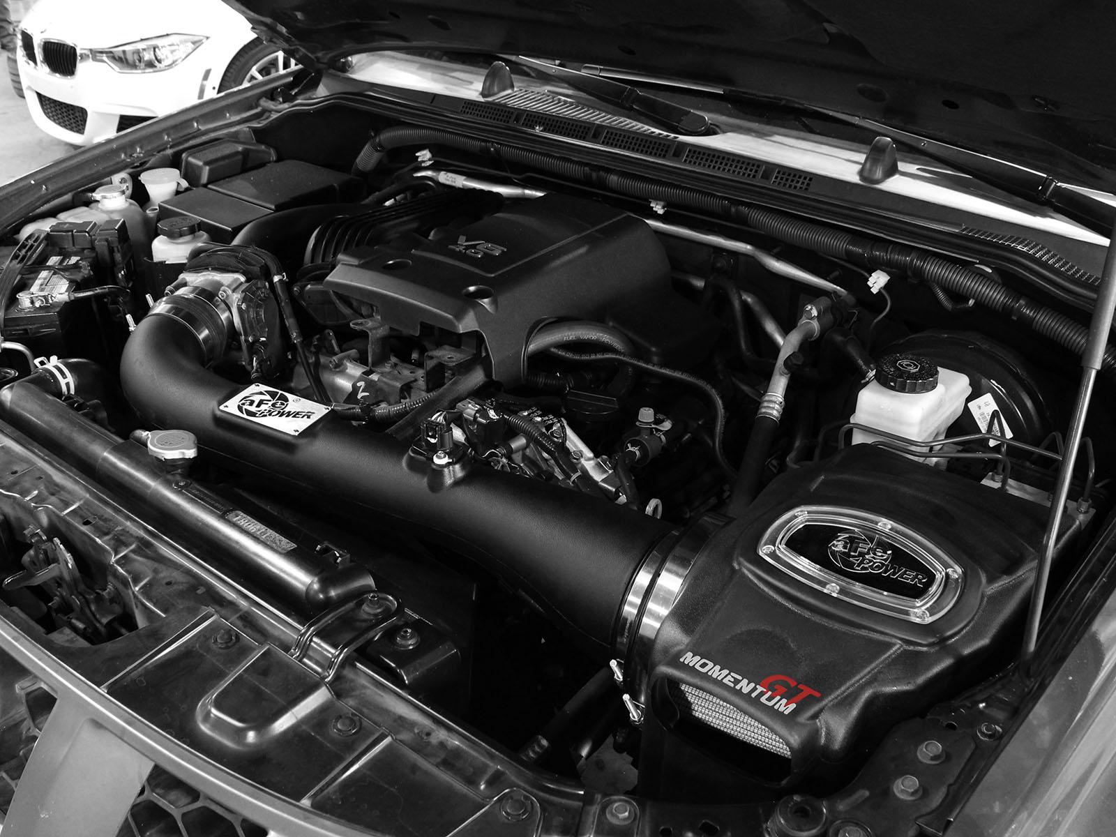 AFE Momentum GT Cold Air Intake System w/ Pro DRY S Media (2005-2019 Frontier, Pathfinder, Xterra) - 51-76102